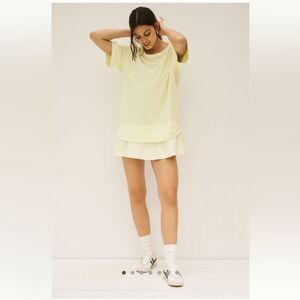 Anthropologie Daily Practice Chill Out Twofer Mini Dress